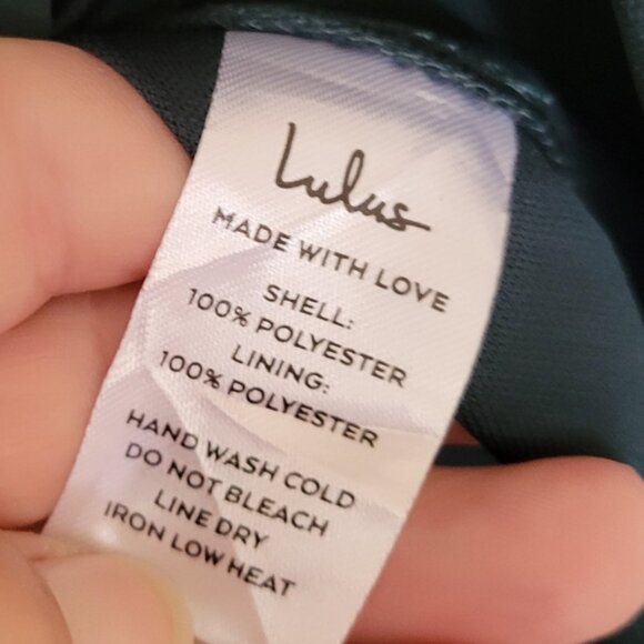 Lulus Promise Of Love Teal Flutter Sleeve Maxi Dress Size Medium - Picture 11 of 14